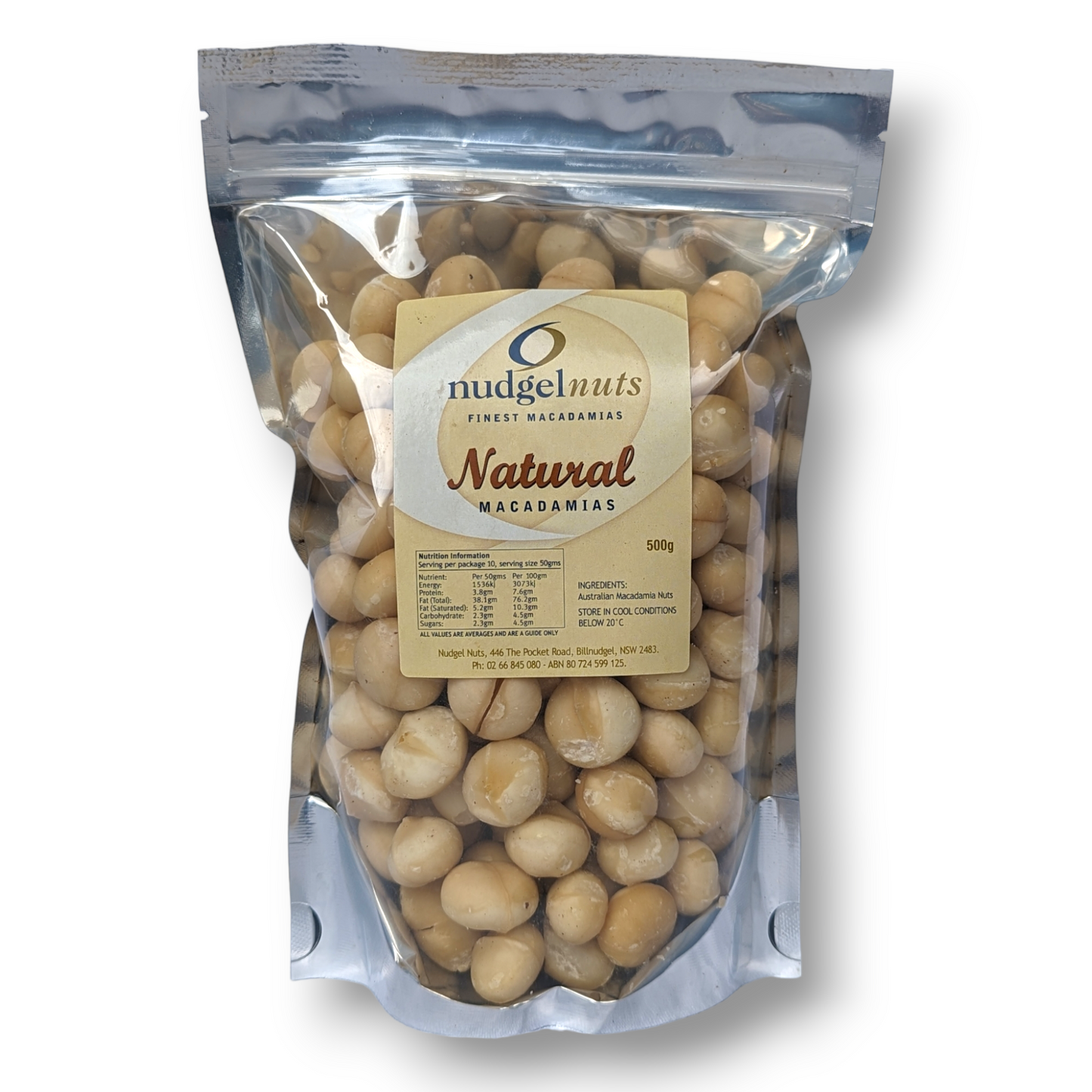 Natural (Unroasted) Macadamia Nuts