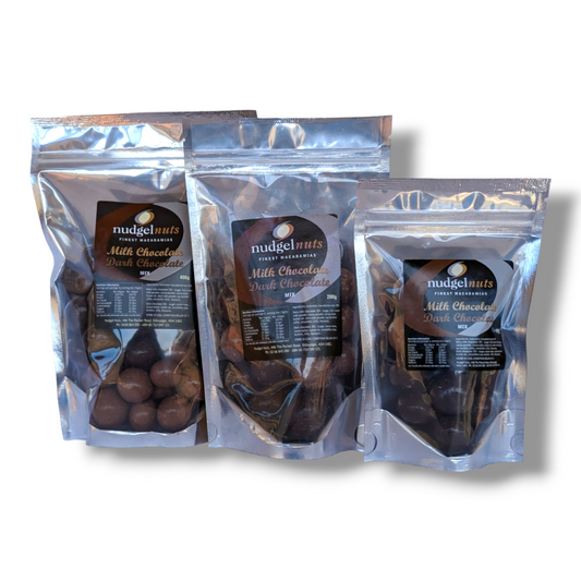 Mixed Chocolate Macadamia Nuts